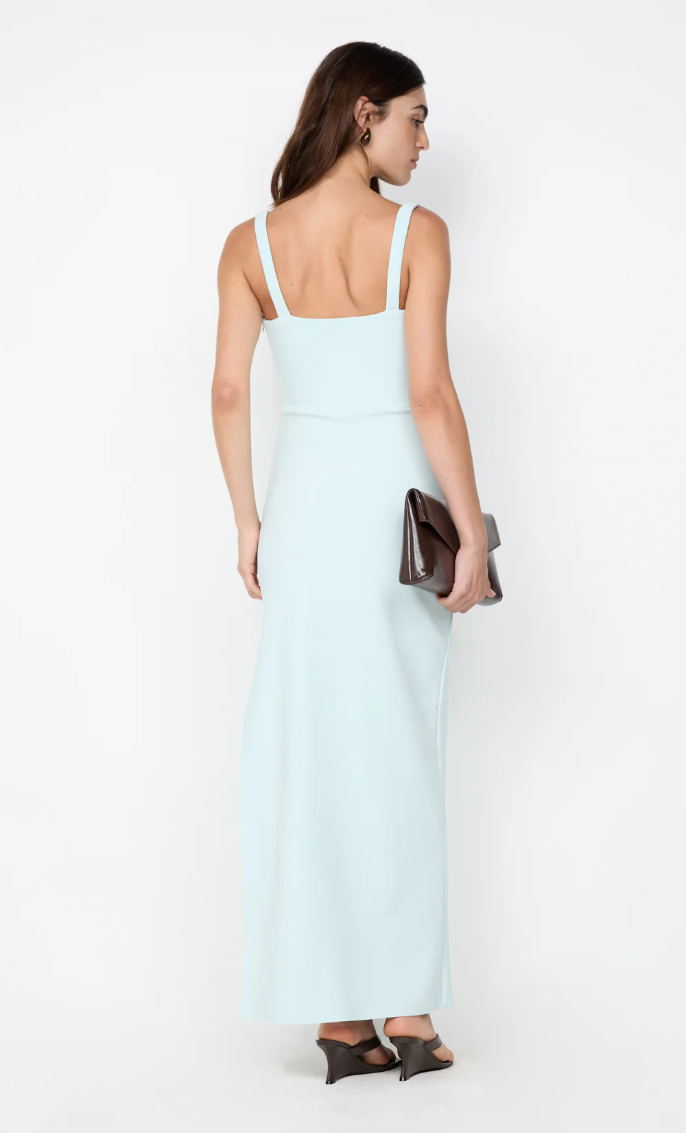 LEORA TUCK MAXI DRESS - ARCTIC BLUE - Image 5