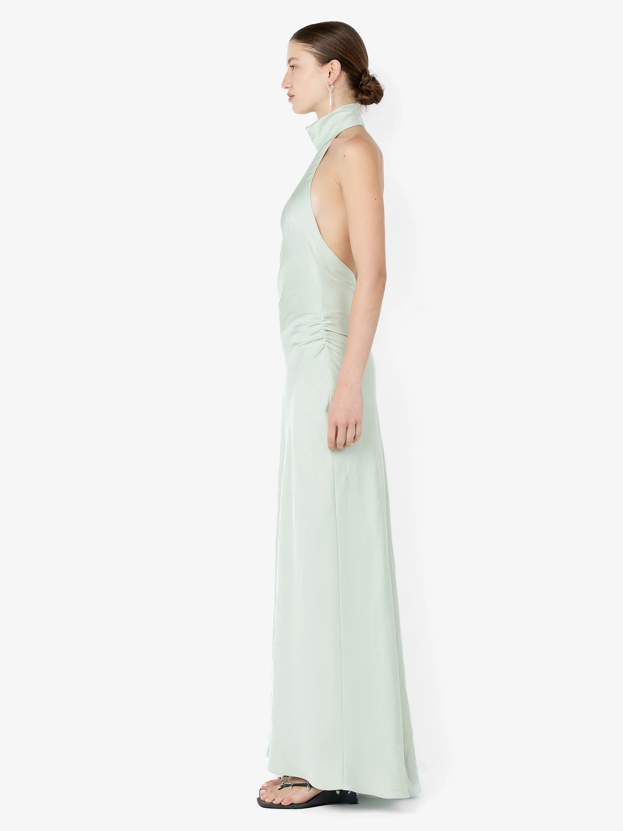 LISETTE HALTER MAXI DRESS - MINT - Image 4