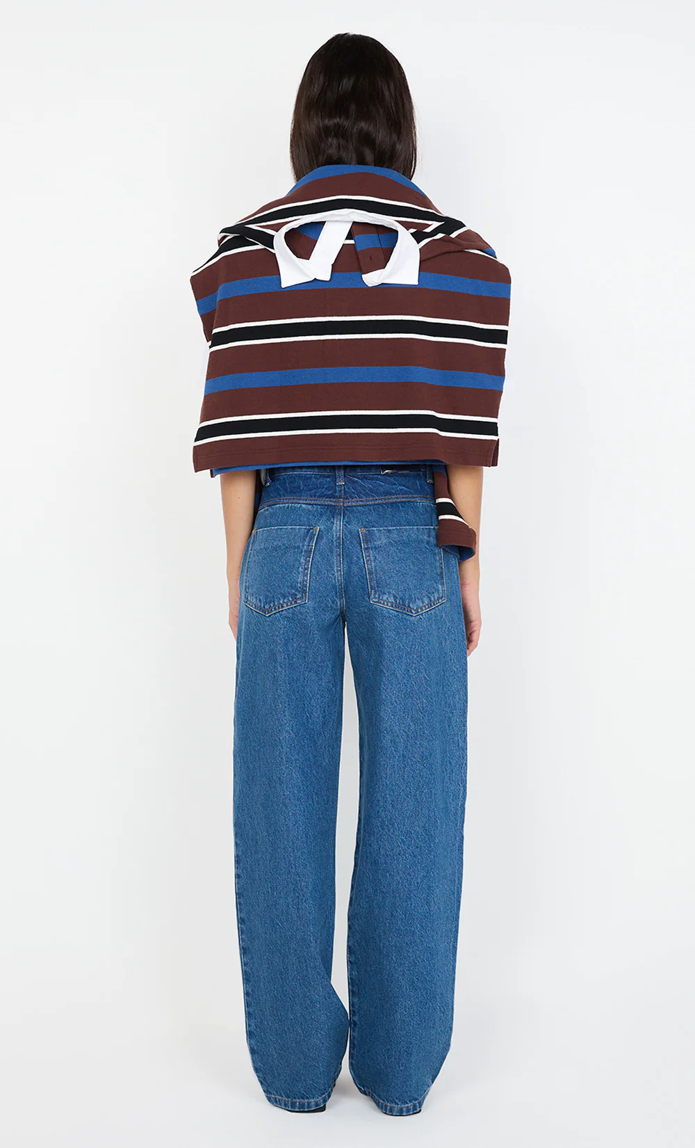 LUCIEN CONTRAST JEAN - INDIGO/WASHED DENIM - Image 3