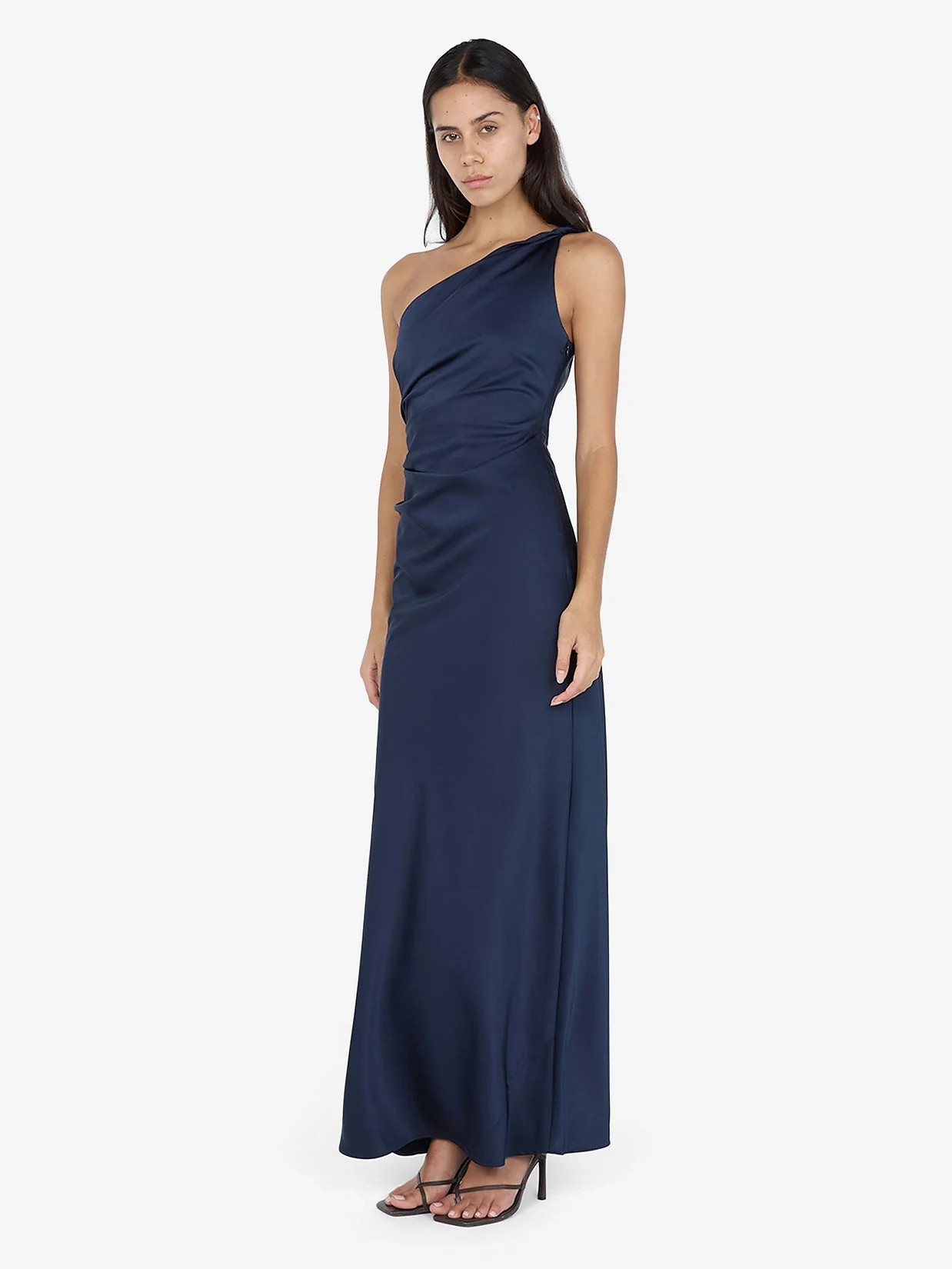 LUNETTA ASYM DRESS - INK - Image 2