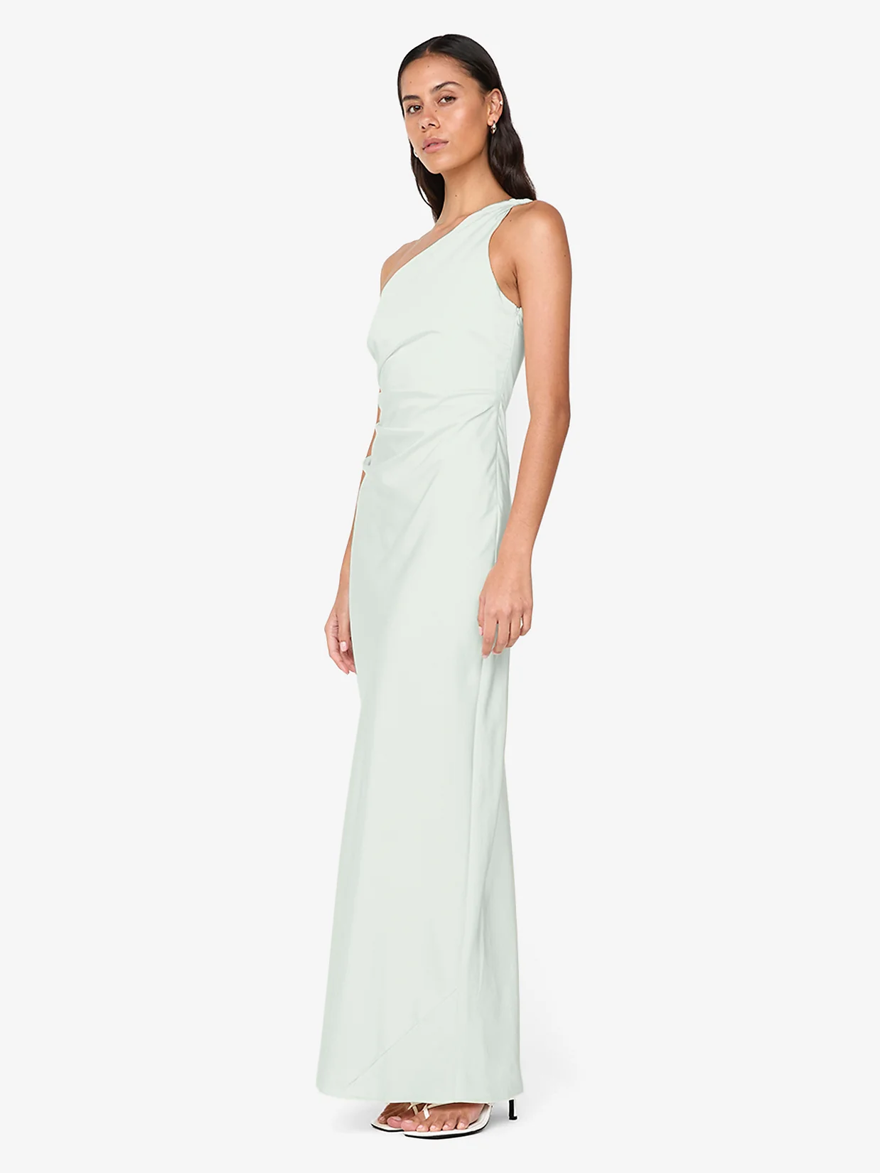 LUNETTA ASYM DRESS - MINT - Image 4