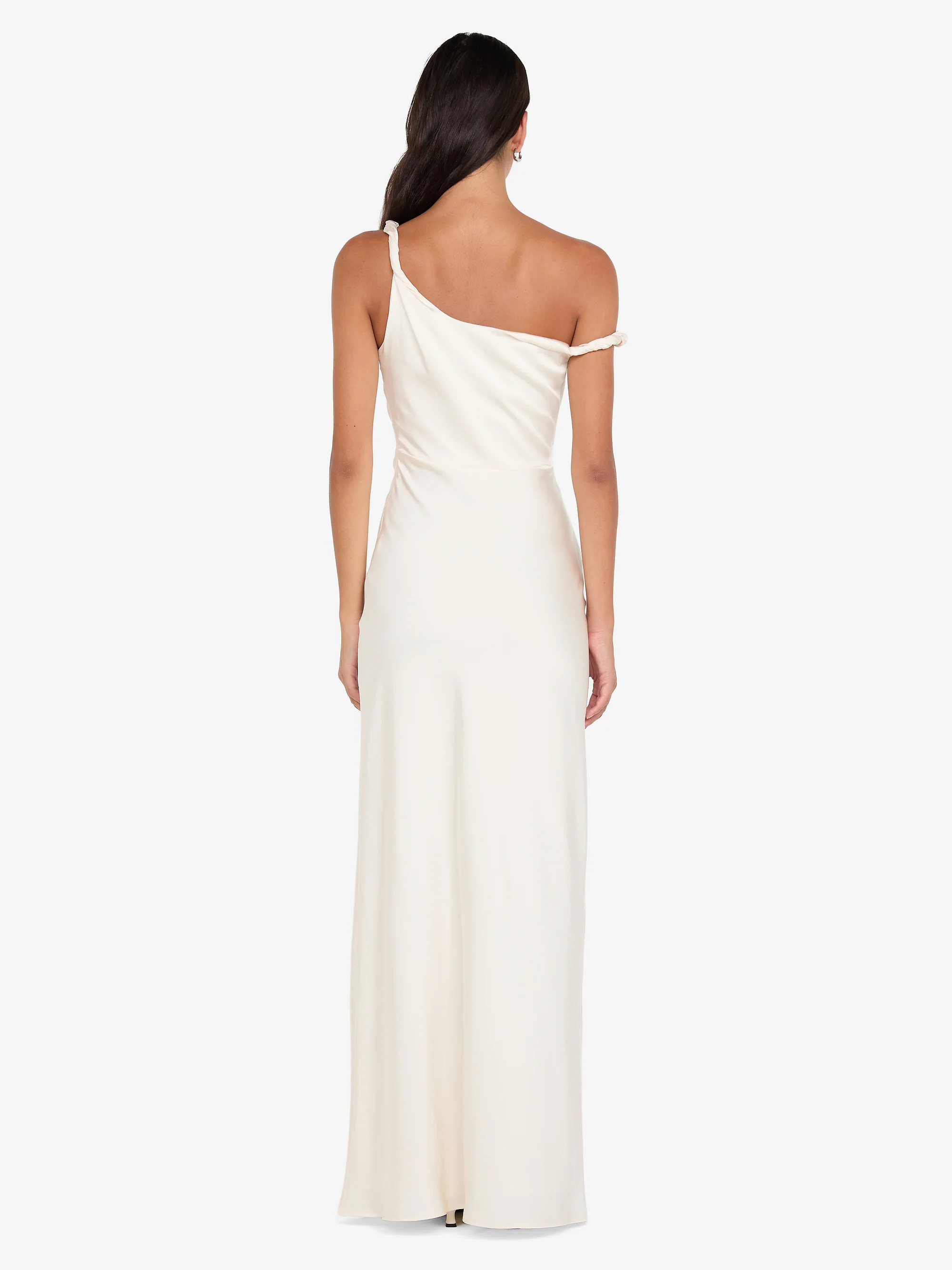 LUNETTA TWIST STRAP DRESS - CREAM - Image 4