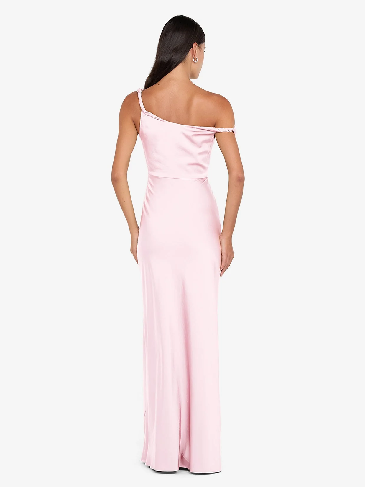 LUNETTA TWIST STRAP DRESS - POWDER PINK - Image 4