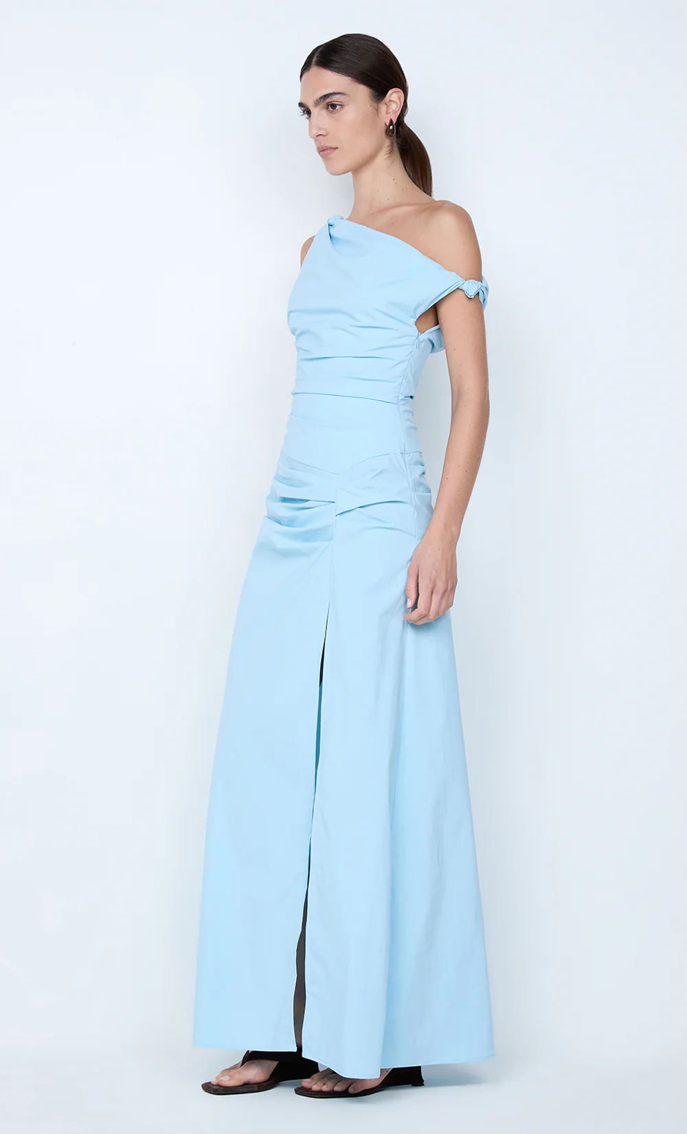 LYANA ASYM MAXI DRESS - SKY BLUE - Image 2
