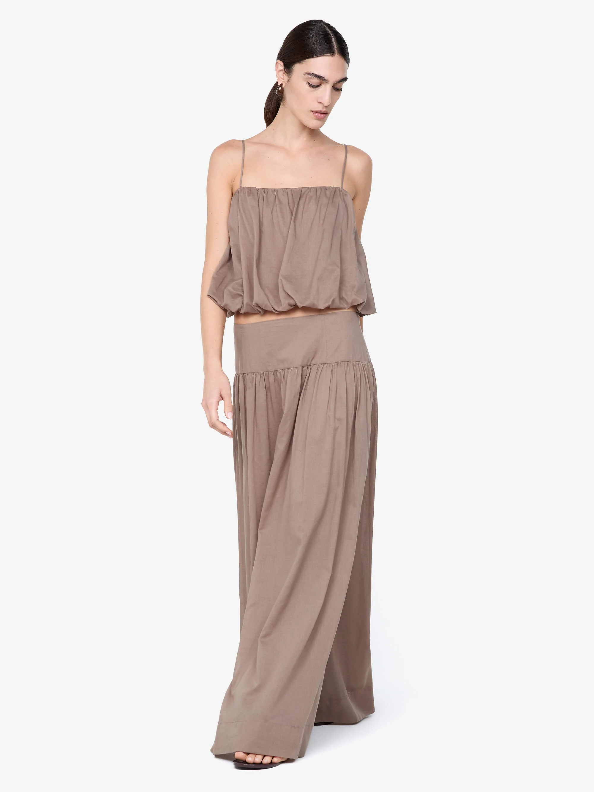 MARLOWE BUBBLE CAMI - TAUPE - Image 4
