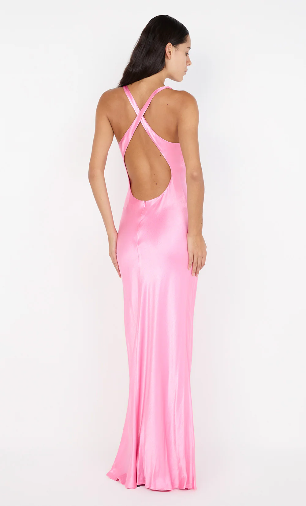 MAXINA CROSSOVER DRESS - CANDY PINK - Image 2