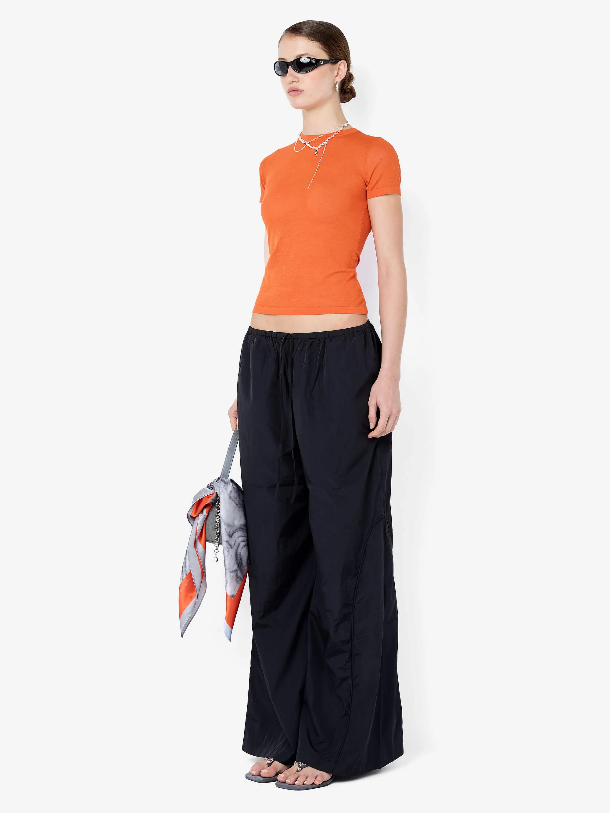 MELROSE BABY TEE - PERSIMMON - Image 2