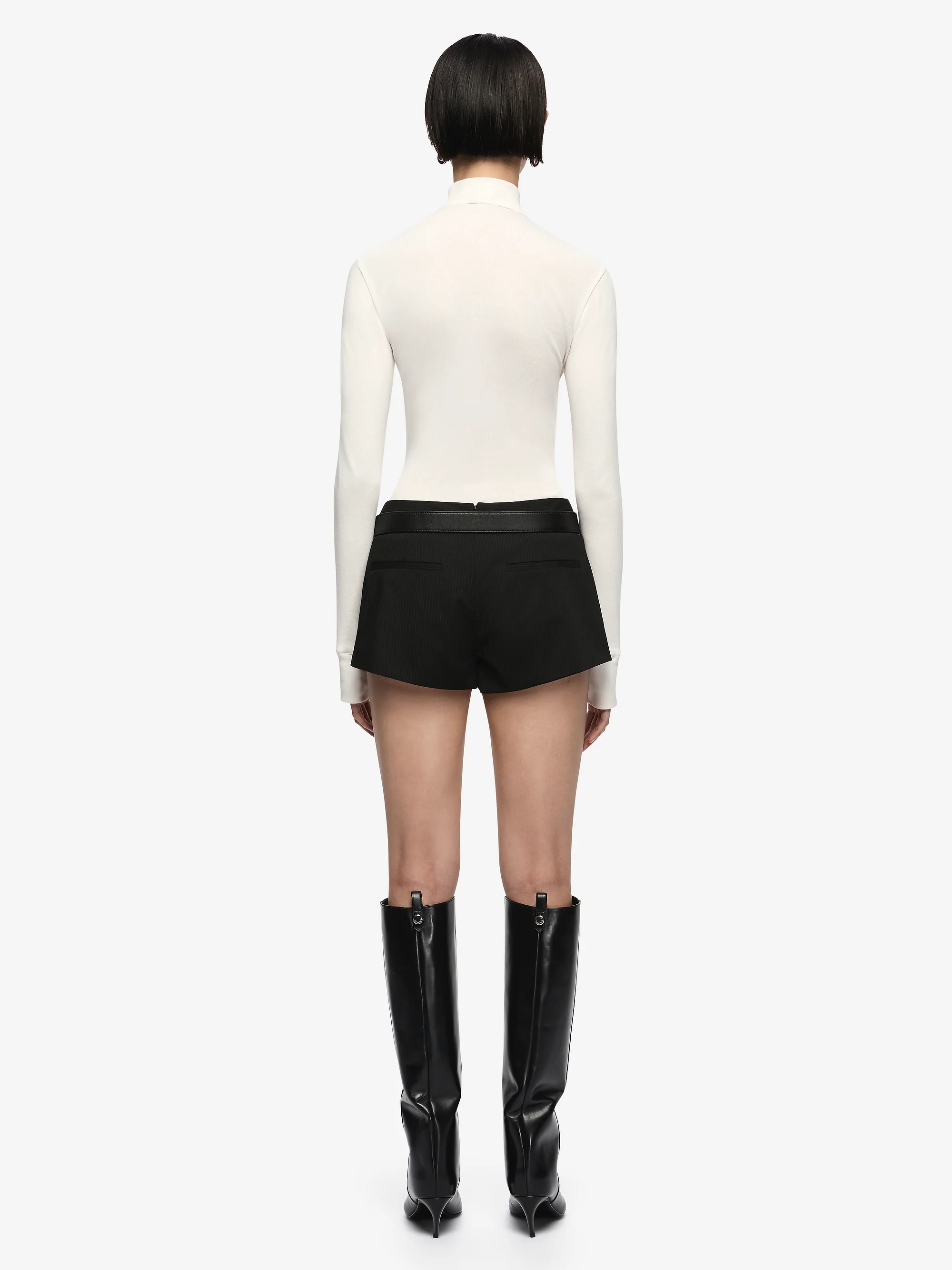 MONETA LONG SLEEVE TOP - IVORY - Image 4