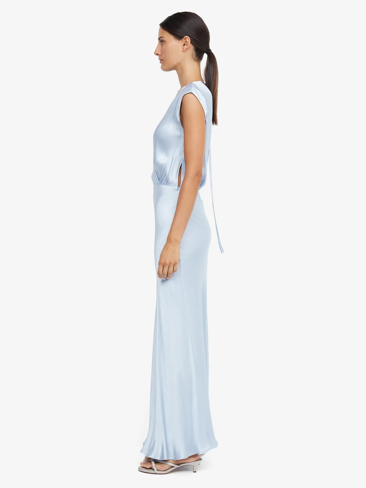 MOON DANCE MAXI DRESS - DUSTY BLUE - Image 3