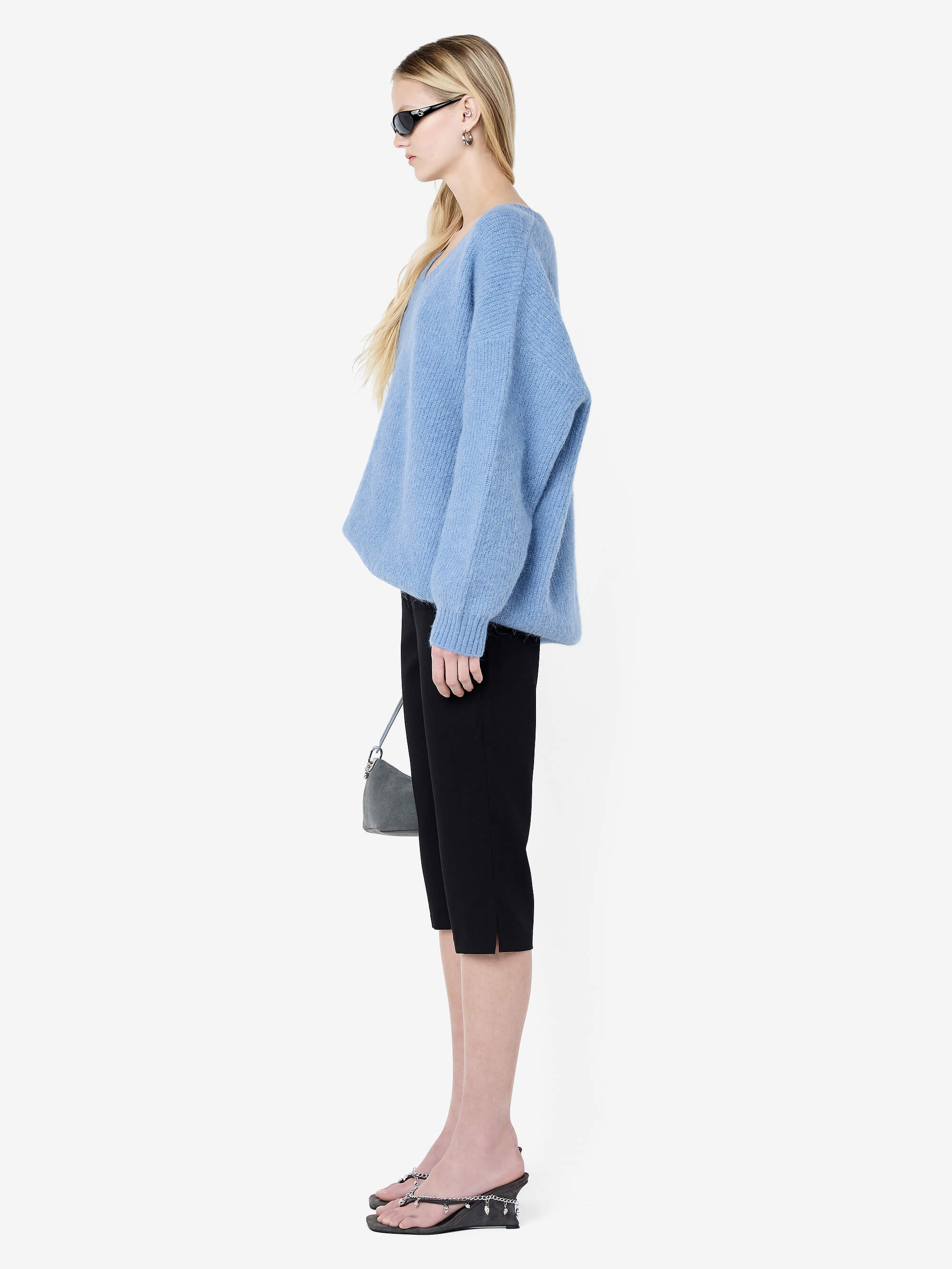 NOE OVERSIZED JUMPER - DENIM BLUE - Image 3
