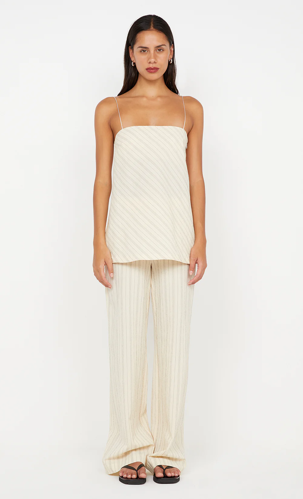 PEYSON PANT - CREAM/BLACK STRIPE - Image 2