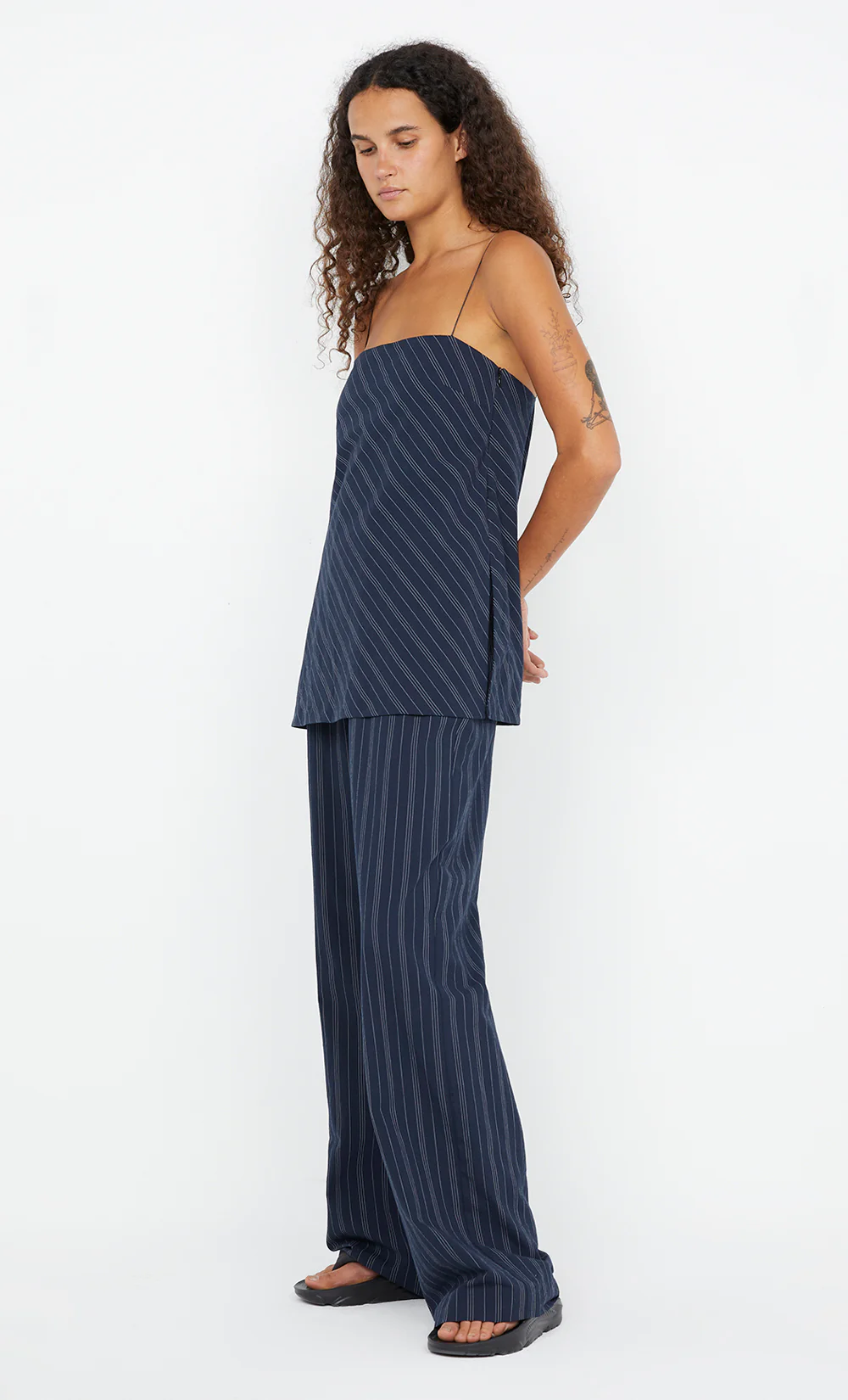 PEYSON TOP - INK/IVORY STRIPE - Image 5
