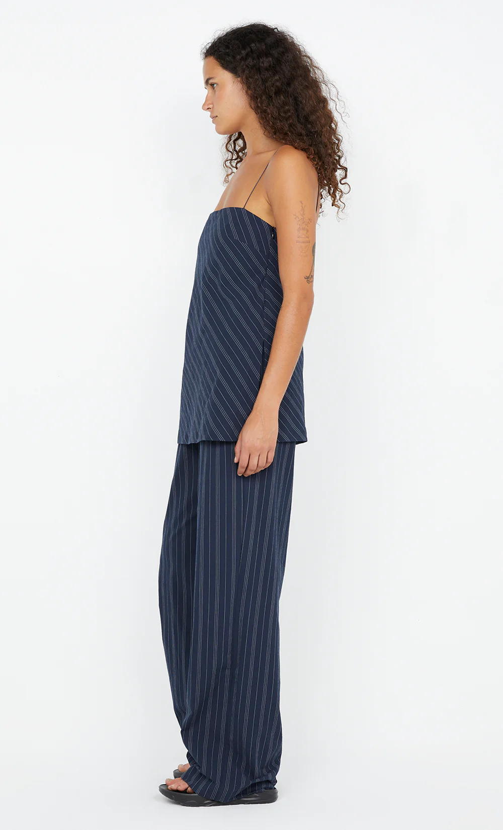 PEYSON TOP - INK/IVORY STRIPE - Image 6