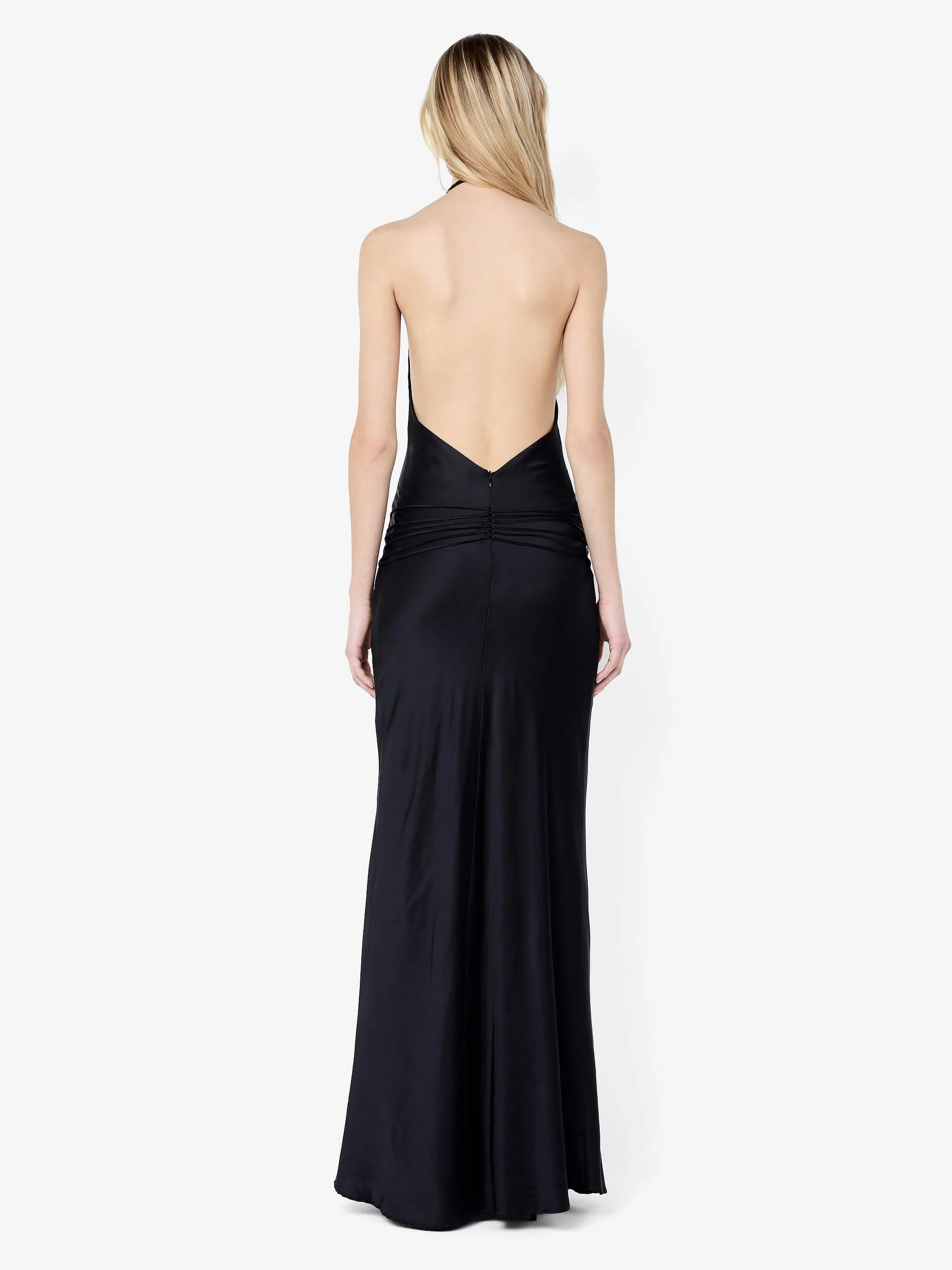QUENTIN RACER MAXI DRESS - BLACK - Image 3