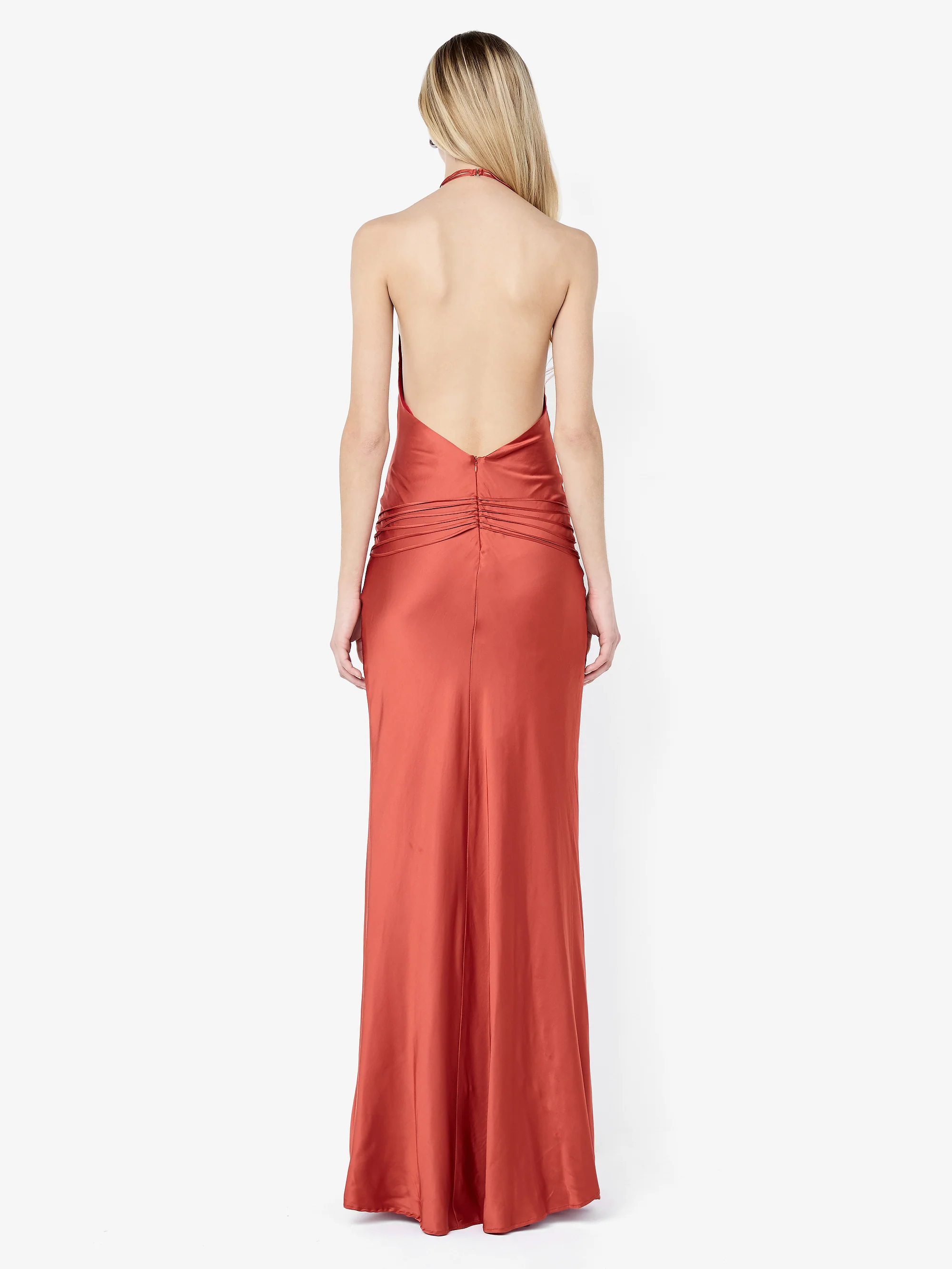 QUENTIN RACER MAXI DRESS - PAPRIKA - Image 5