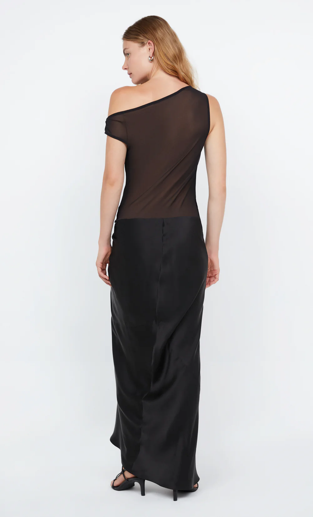 RHONE ASYM MAXI DRESS - BLACK - Image 4