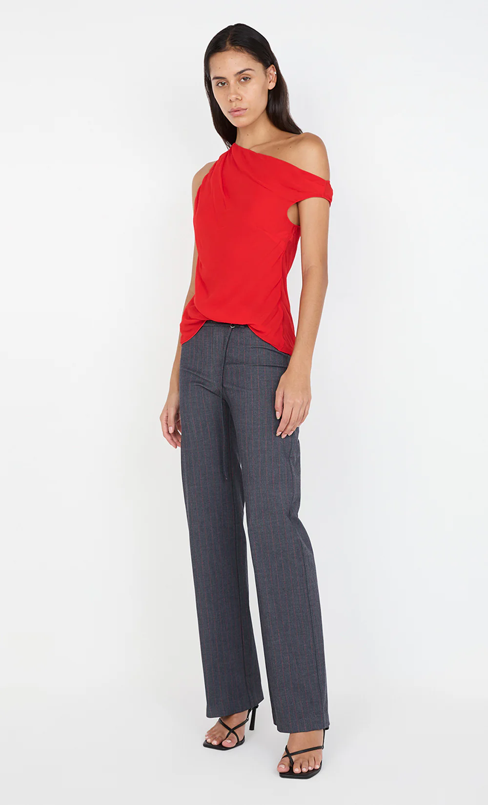 RHONE DRAPE TOP - CHILLI - Image 2