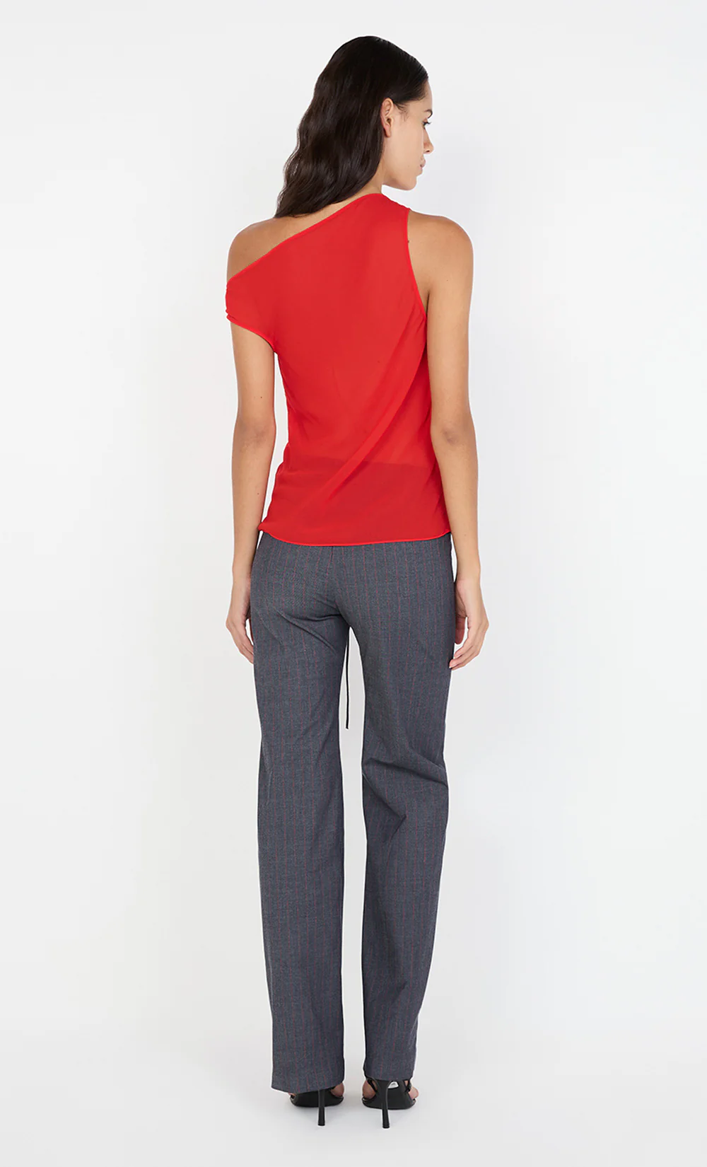 RHONE DRAPE TOP - CHILLI - Image 3