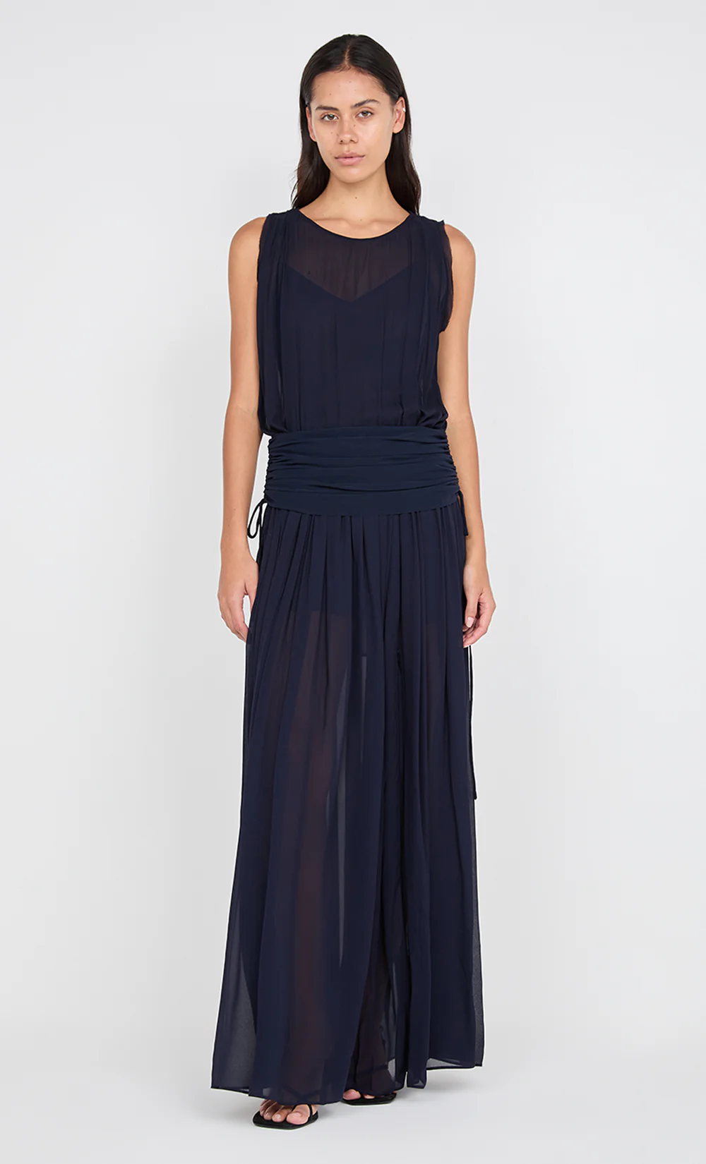 RHONE DROP WAIST DRESS - INK