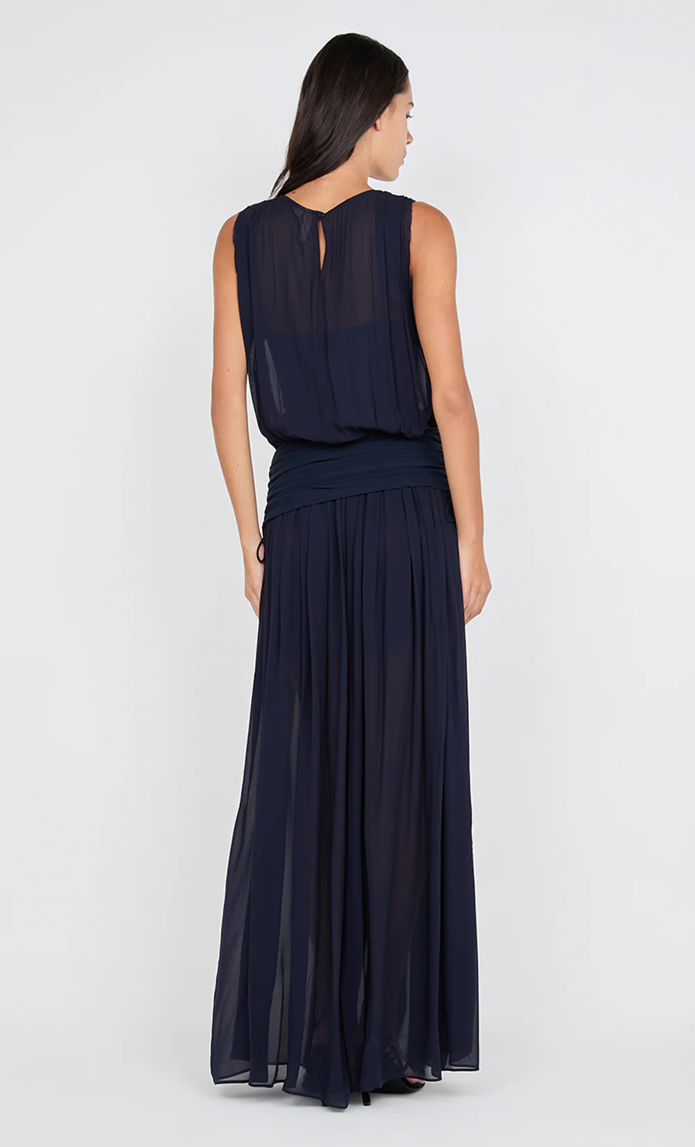 RHONE DROP WAIST DRESS - INK - Image 4