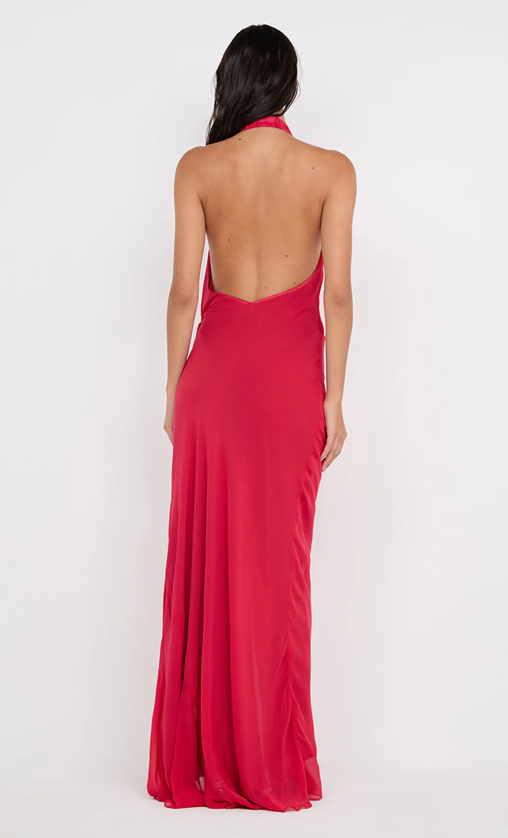 SONEVA WRAP DRESS - STRAWBERRY - Image 2