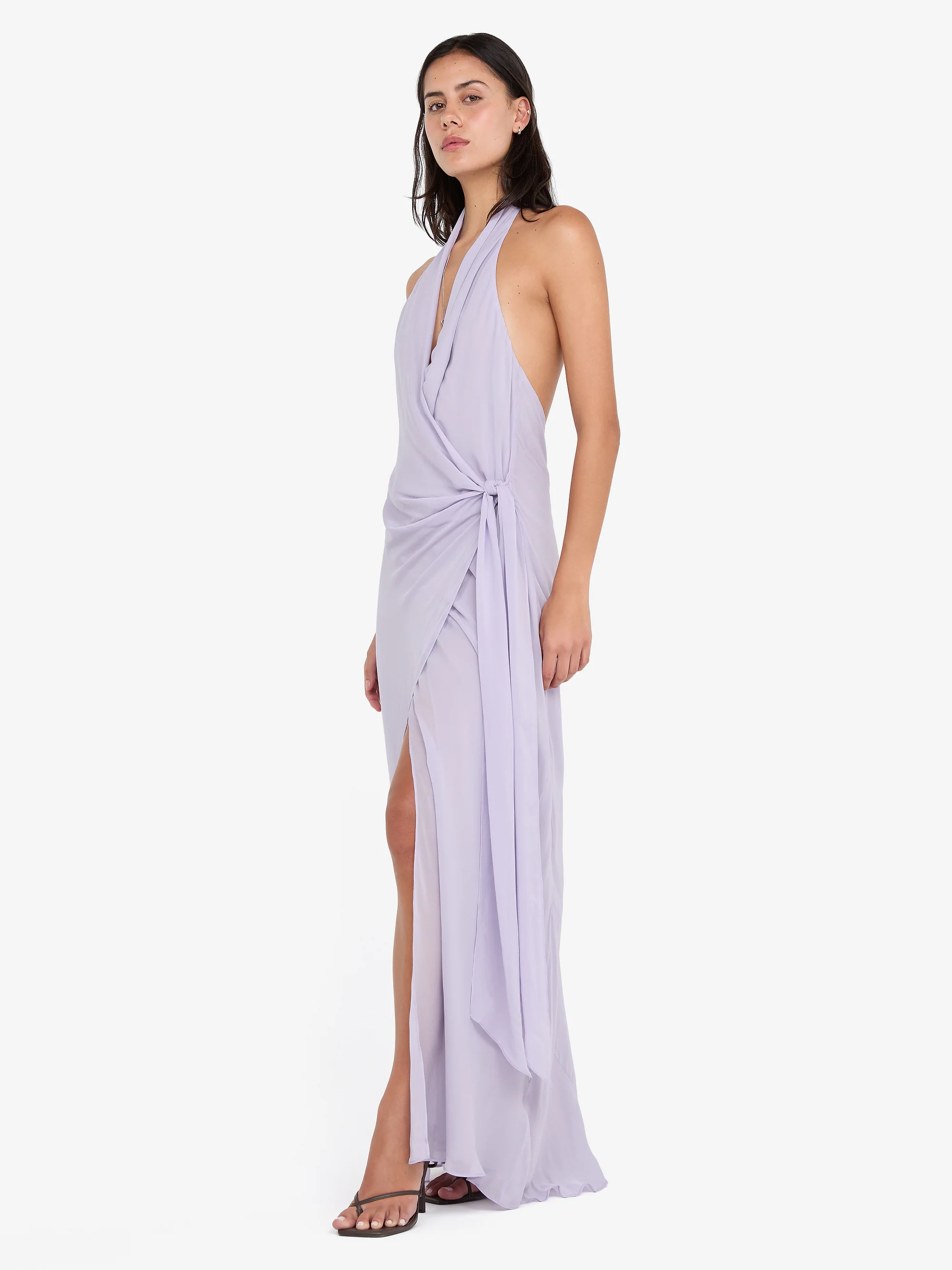SONEVA WRAP DRESS - WISTERIA - Image 3