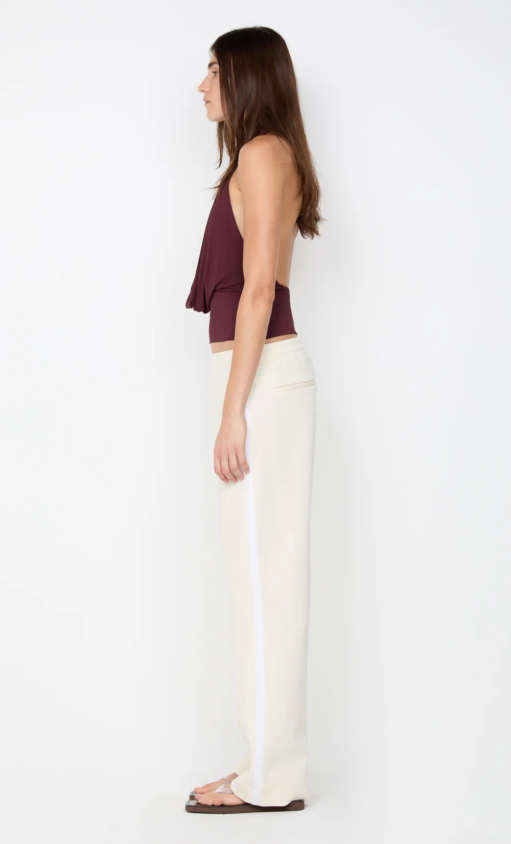 SONNIE HALTER TOP - PLUM - Image 4