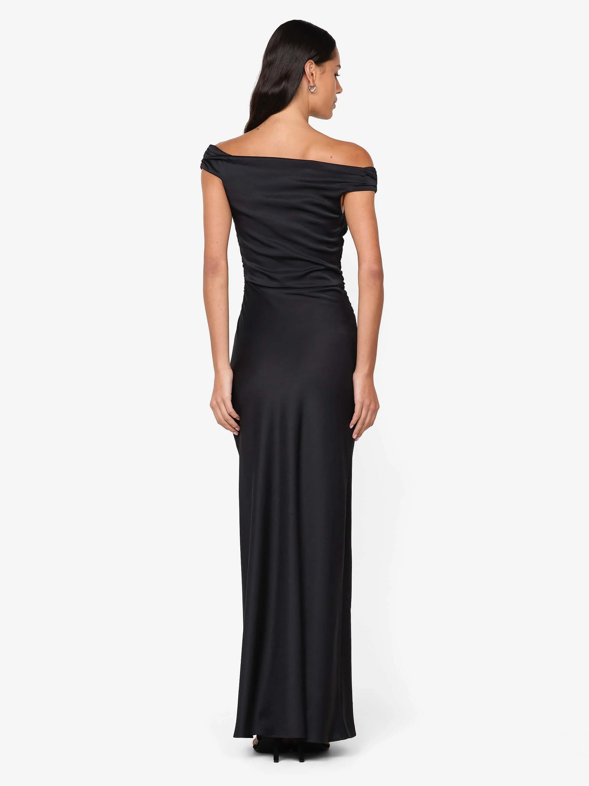 ETERNITY OFF SHOULDER MAXI - BLACK - Image 3