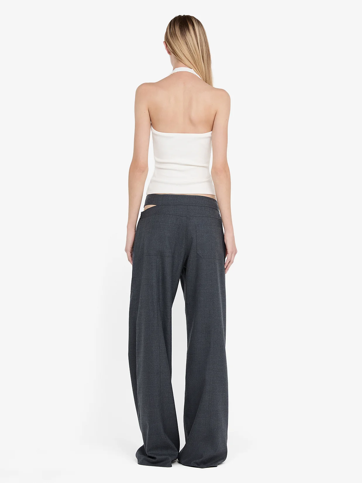 TOMMI TAILORED PANT - CHARCOAL - Image 4