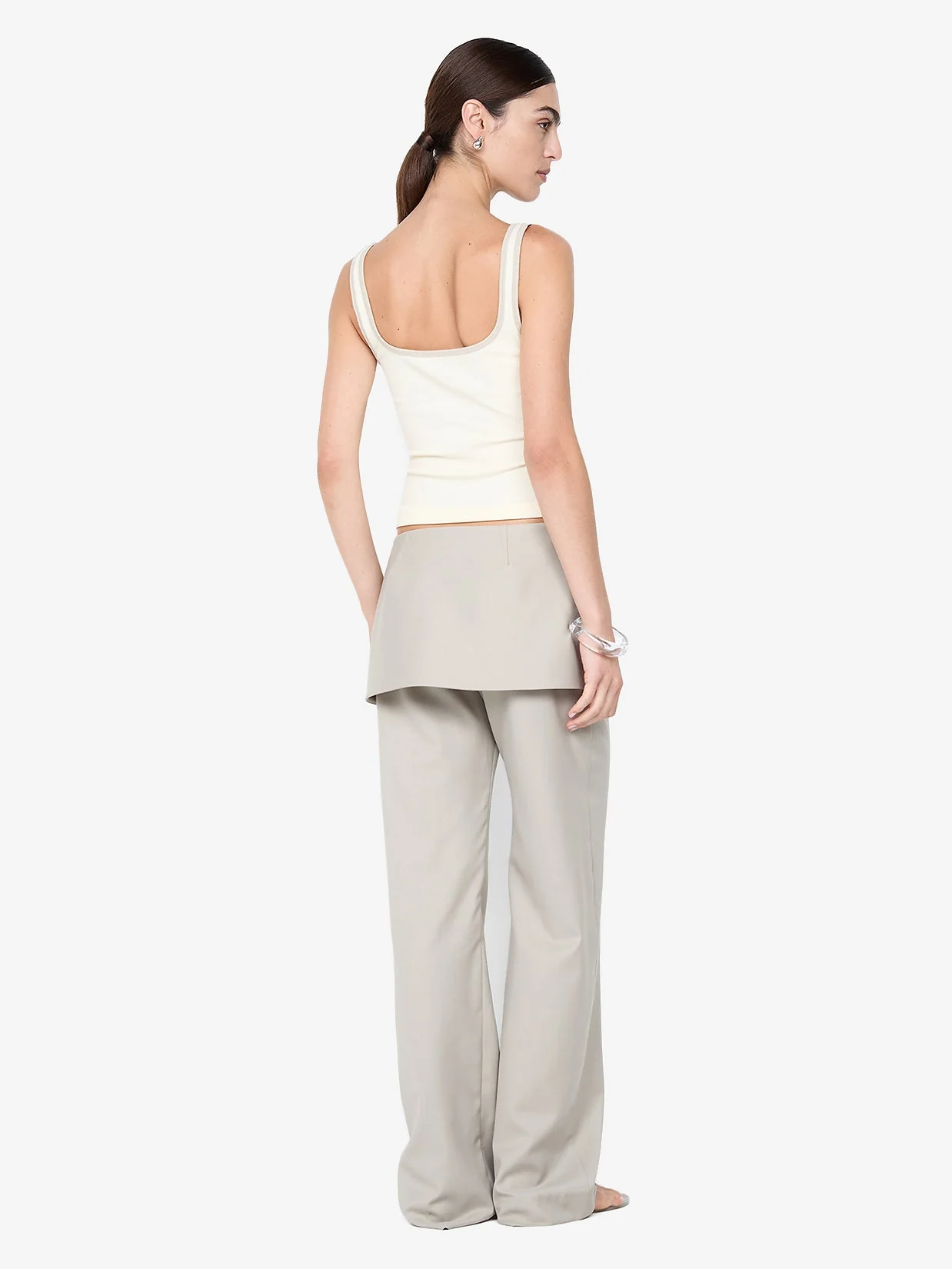 TAMSYN OVERLAY PANT - CEMENT - Image 4