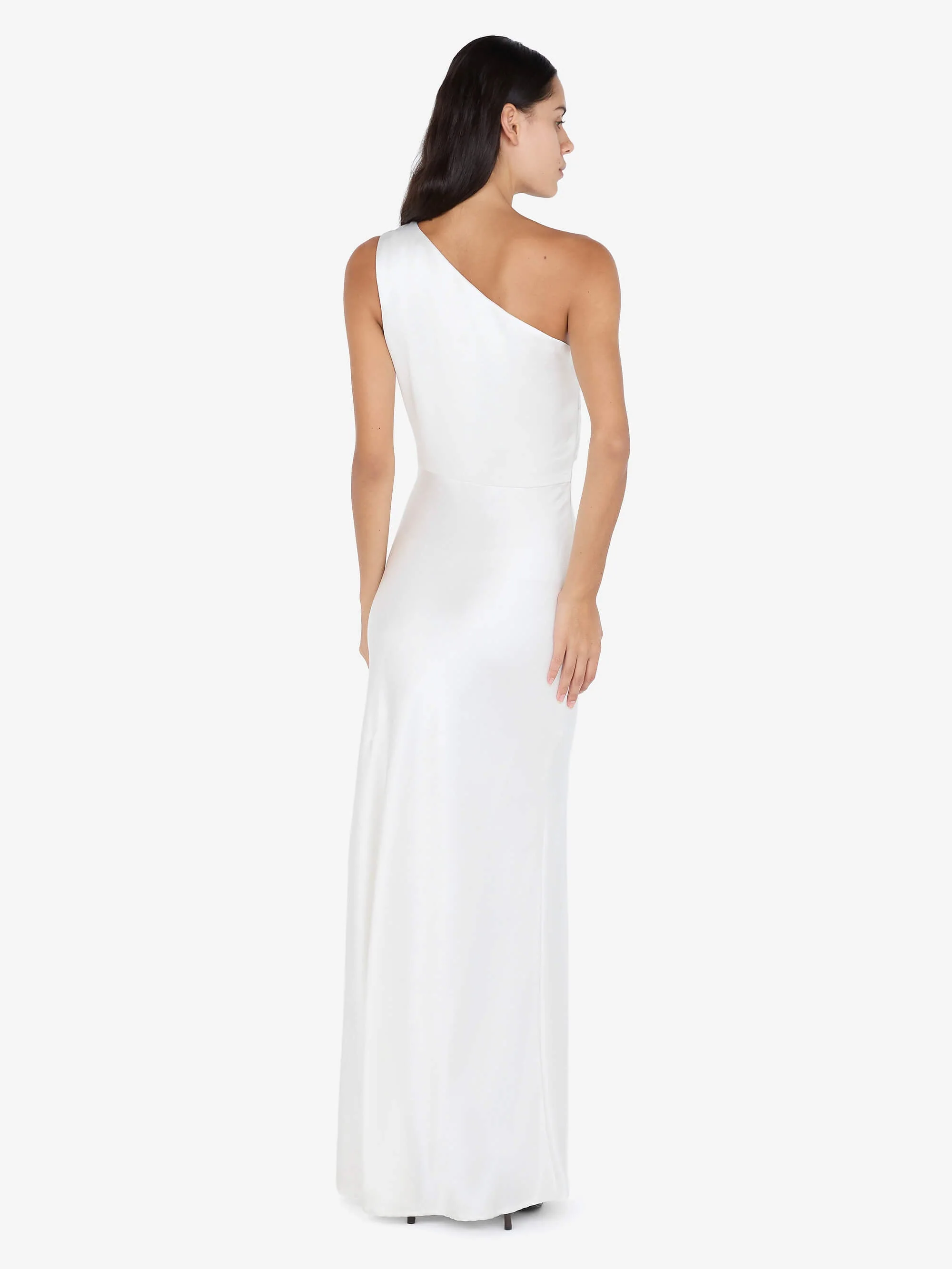 THE DREAMER ASYM DRESS - IVORY - Image 4