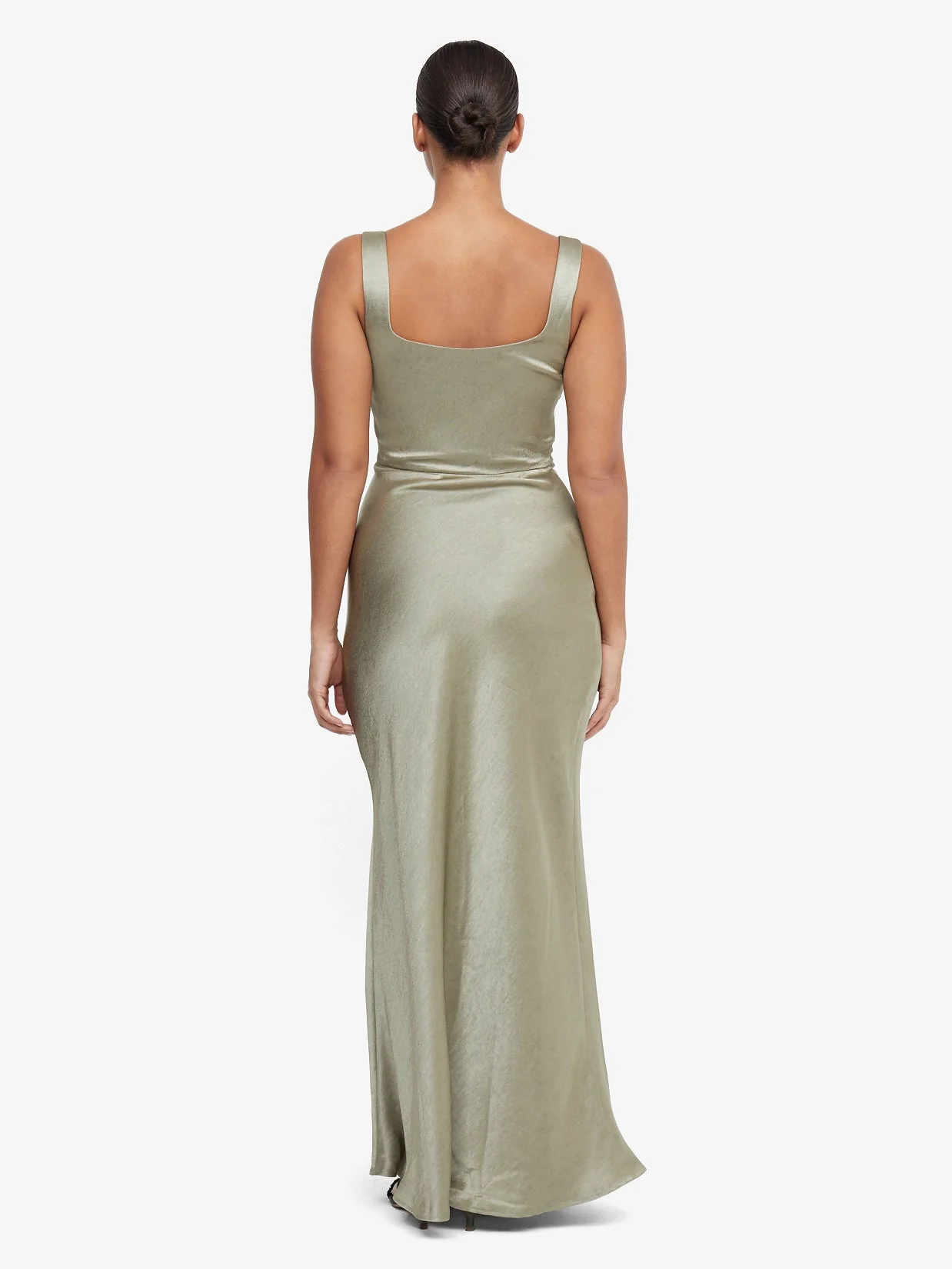 DREAMER SQUARE NECK DRESS - SAGE - Image 2
