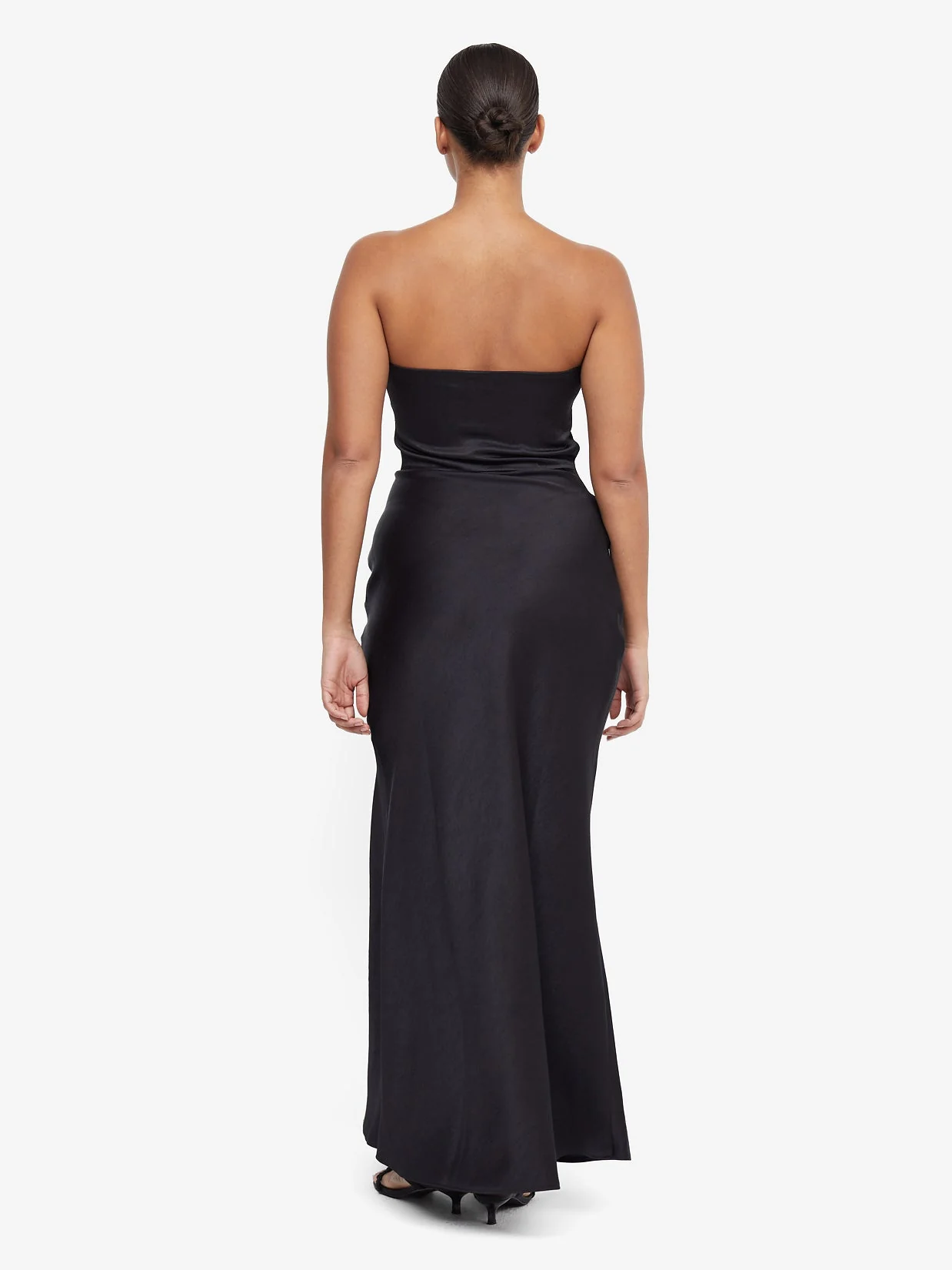 THE DREAMER STRAPLESS DRESS - BLACK - Image 3
