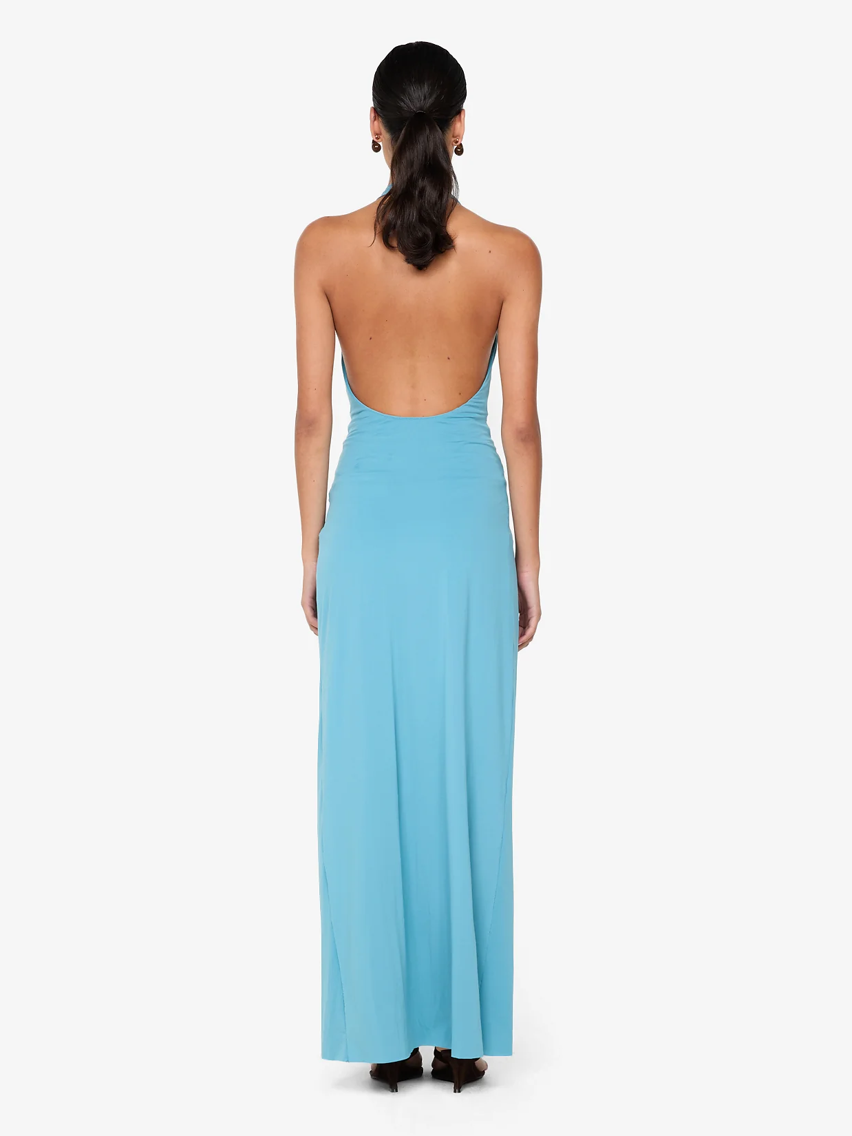 TILLIE DRAPE MAXI DRESS - DEEP SEAFOAM - Image 3