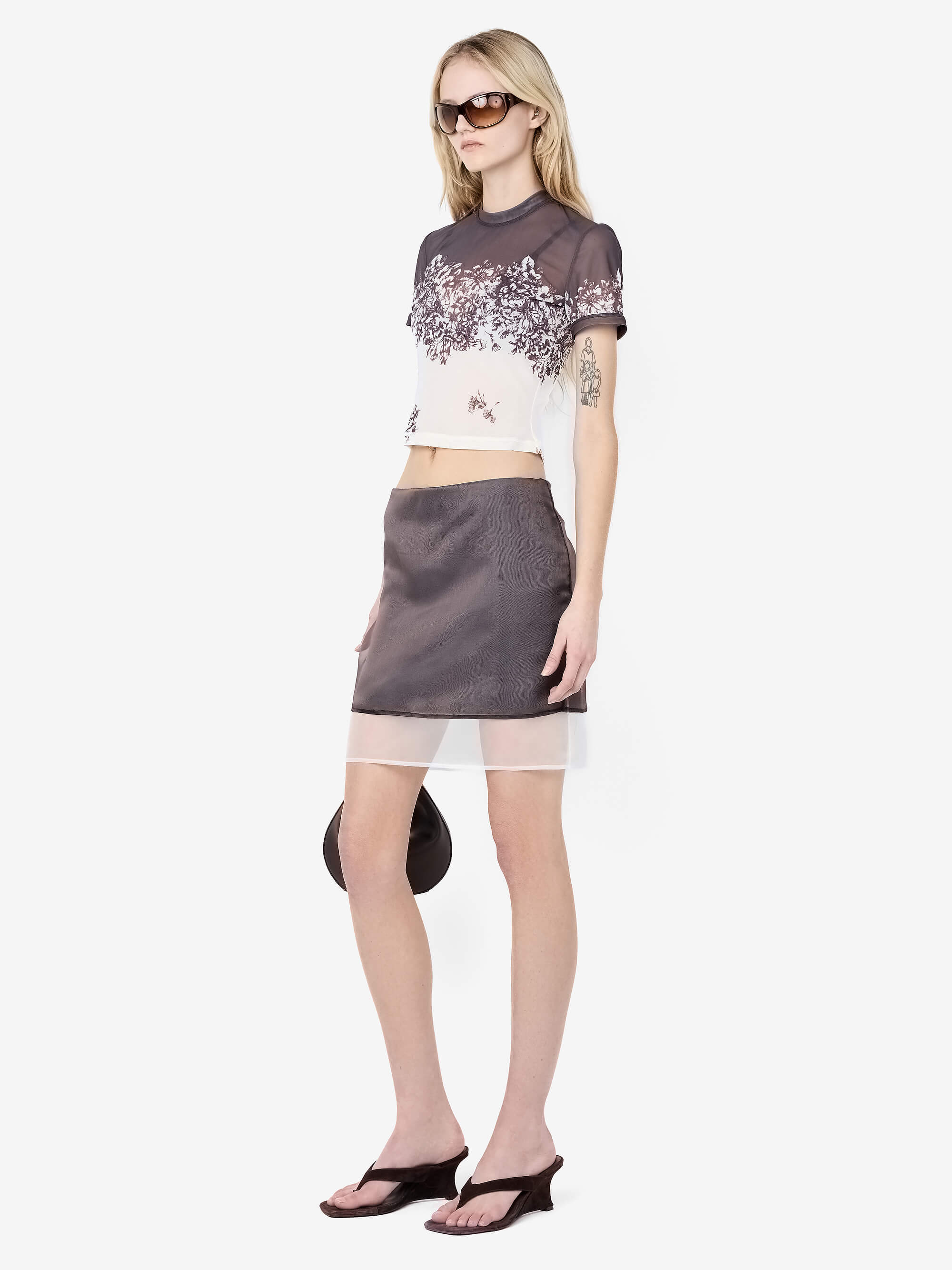 VIOLETTE BABY TEE - CARNATION FLORAL - Image 2