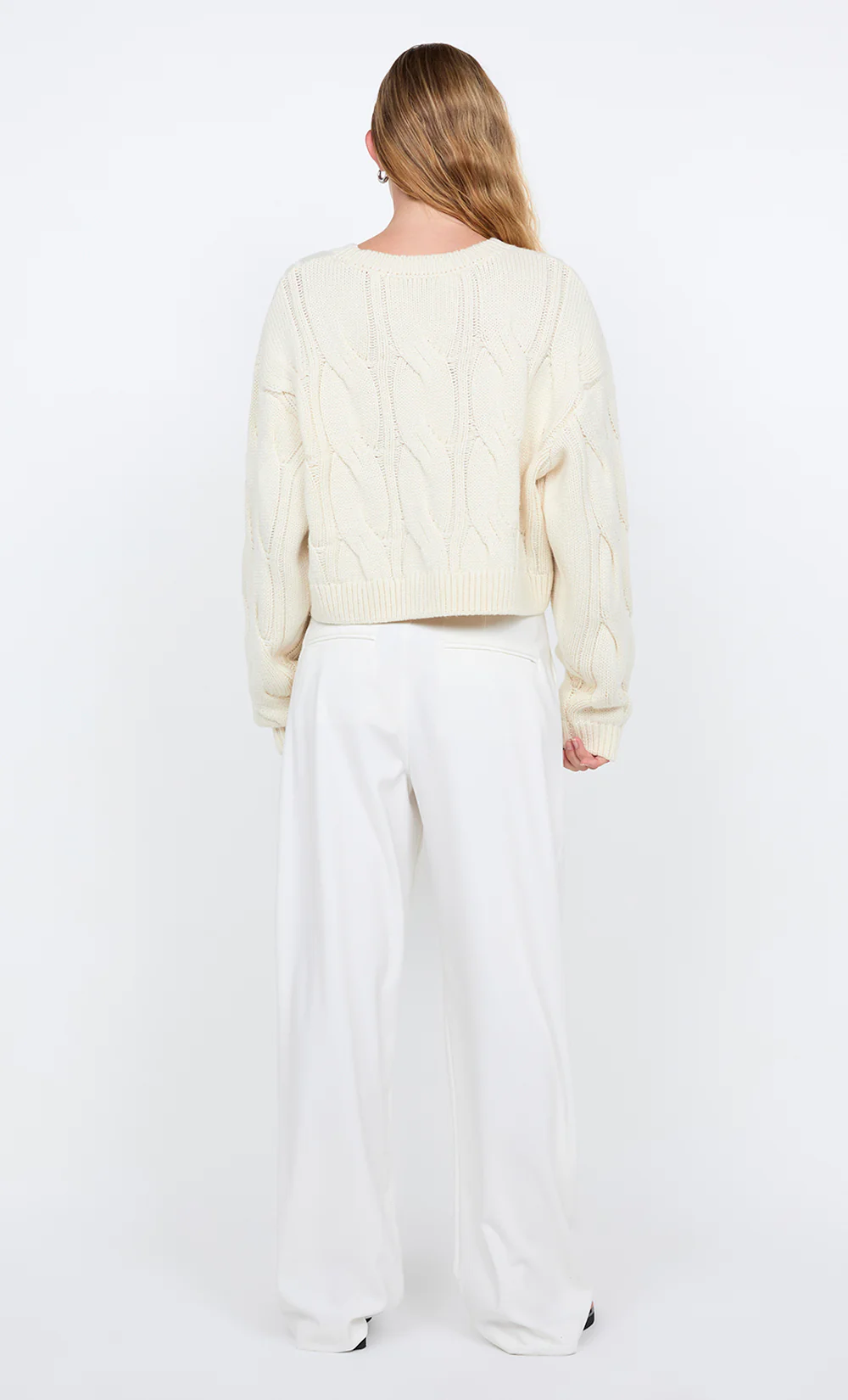 WHITNEY CABLE JUMPER - IVORY - Image 4