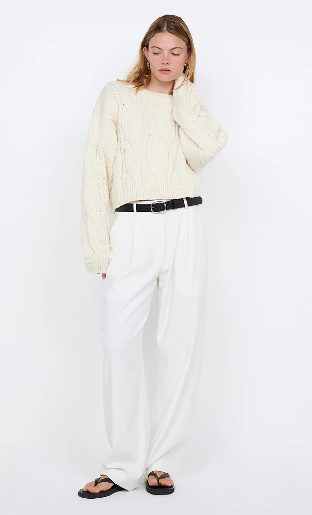 WHITNEY CABLE JUMPER - IVORY - Image 5