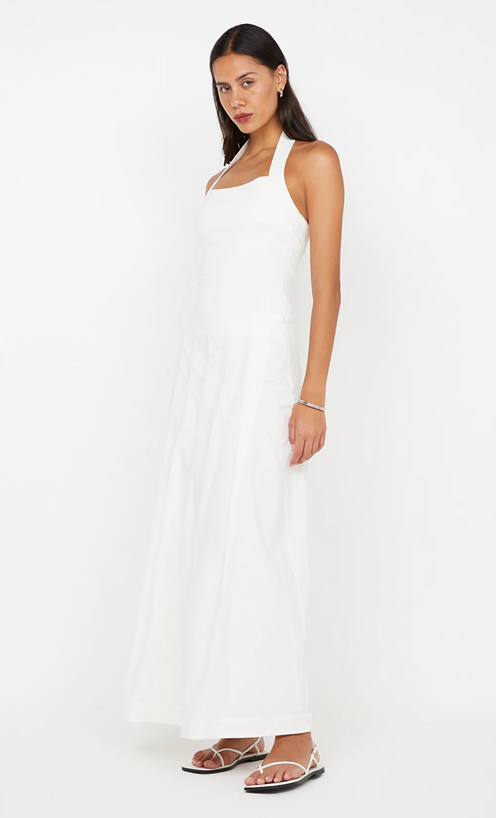 YANA MAXI SKIRT  - WHITE - Image 3
